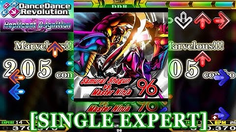 【DDR 2014】 Samurai Shogun vs. Master Ninja [SINGLE EXPERT] 譜面確認＋クラップ