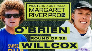 Liam O'Brien vs Jacob Willcox | Western Australia Margaret River Pro 2024 - Round of 32