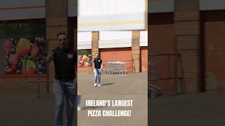 IRELANDS LARGEST PIZZA - GOING LIVE THIS SUNDAY ON YOU TUBE! #SHORTS #pizza #EATINGCHALLENGE