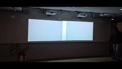 Large format multiple projectors touch calibration