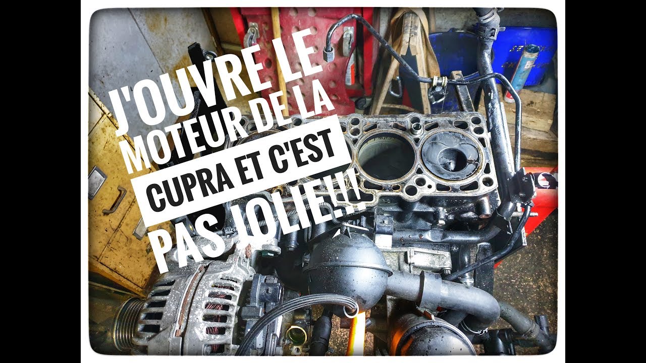 Vlog#28 C'EST PARTISSSS J'OUVRE LE MOTEUR DE LA CUPRA !