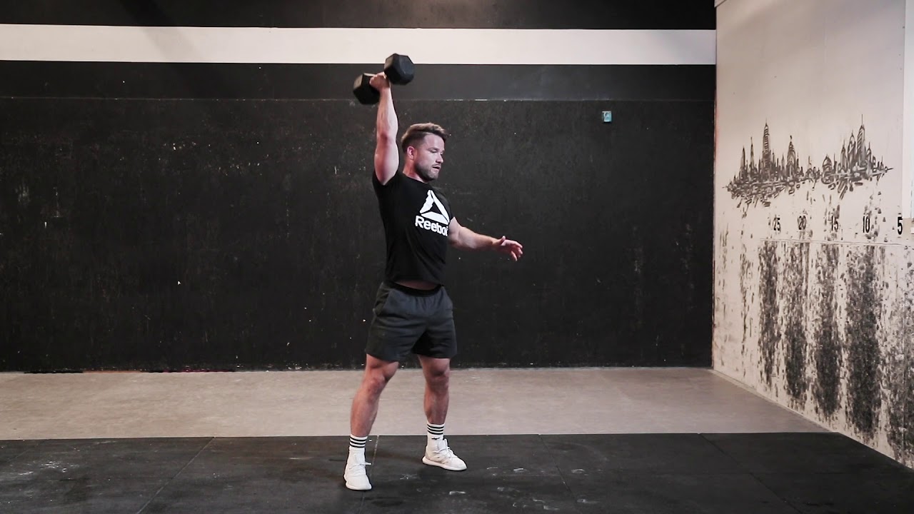 Dumbbell Squat Clean & Jerk YouTube