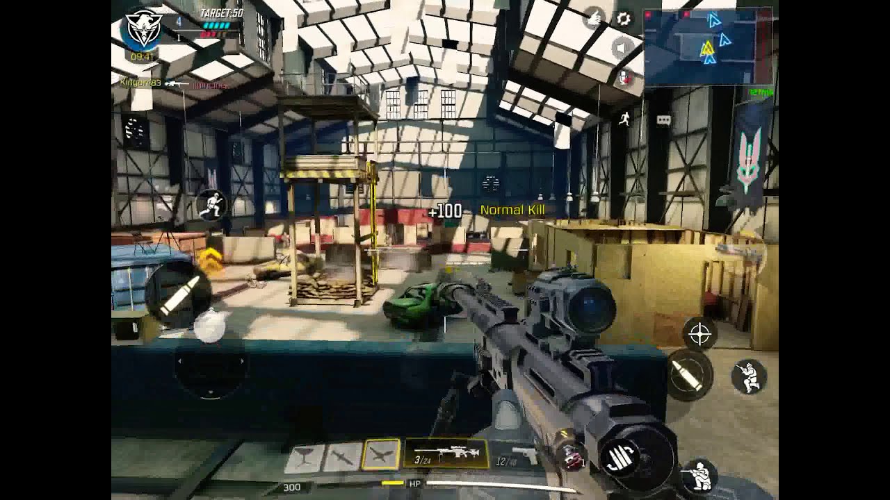 Playing call of duty mobile - 