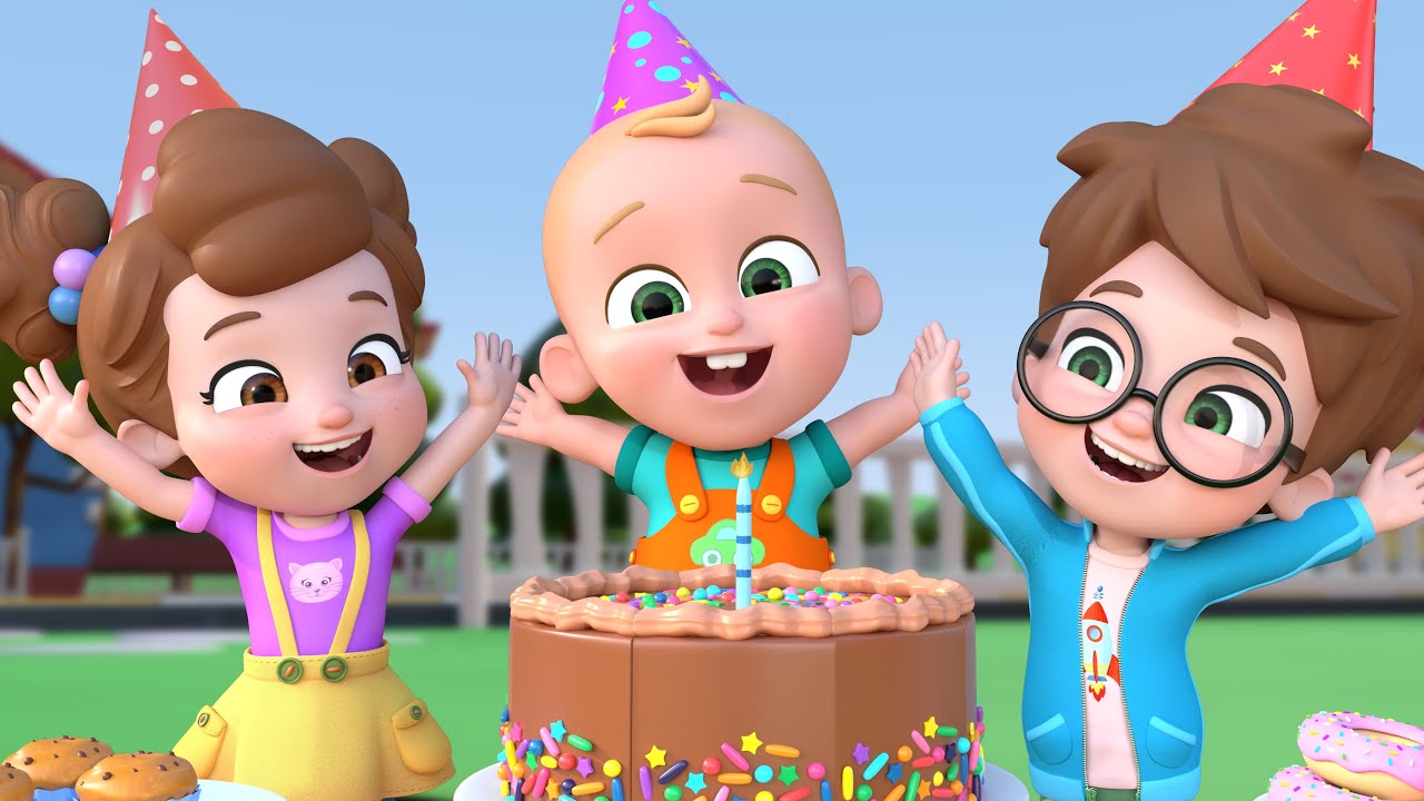 Happy Birthday Song for Kids   Nursery Rhymes  Baby Songs