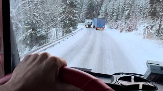 ГОРНЫЙ ТОРМОЗ ЗИМОЙ ИЛИ КАК ГИБНУТ ДАЛЬНОБОЙЩИКИ ЧАСТЬ ВТОРАЯ.