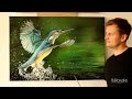 #17 Making of...Wie ich einen Eisvogel male. / How I paint a kingfisher.