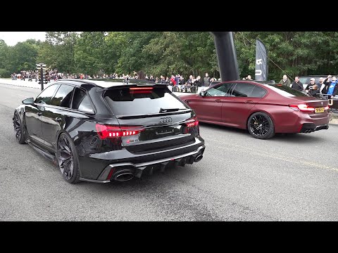 Modified Cars DRAG RACING! 1052HP RS6 Stage X, 800HP M5 F90, 1000HP GAD C63S, BRABUS 800 E63S AMG