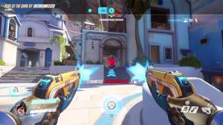 OVERWATCH - Tracer 5 Kill Play of the Game (NO ASSISTS!) - BEST TRACER POTG EVER AMAZING PENTAKILL!