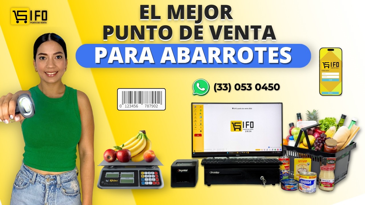 🛒 EL MEJOR PUNTO DE VENTA PARA ABARROTES 🍎🧃 | SIFO EL PUNTO DE VENTA #1 ...
