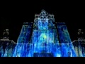 Видео проекция на МГУ, «Альфа-Шоу 4D» ч.1 / Huge laser mapping Moscow