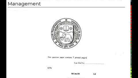 Marketing Management DU SOL Question Paper 2018 B.Com 3rd year