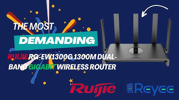Maximize Network Performance with the #ruijie RG-EW1300G: 1300M Dual-band Gigabit Wireless #router !