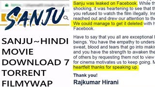Sanju Movie Leaked Online | Rajkumar Hirani REACTS, Gets Emotional