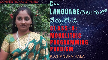 Programming Paradigm || Monolithic Programming Paradigm In Telugu And English ||Programming Models.