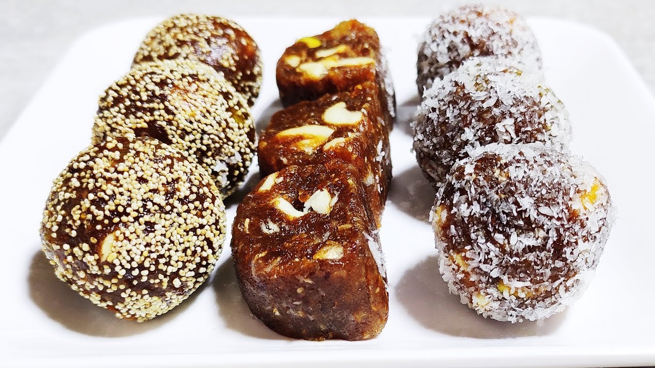 Date Nut Energy Balls Dates and Nuts Energy Bites Recipe No Bake