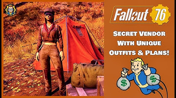 Fallout 76: Secret Vendor With Very Rare Outfits & Plans!
