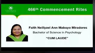 Faith's graduation - Cum Laude