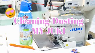 💨Light cleaning my Juki Serger MO-6700 series sewing machine