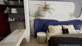 UE5 Kids Bedroom Interior | Walkthrough | Real-Time Render screenshot 3