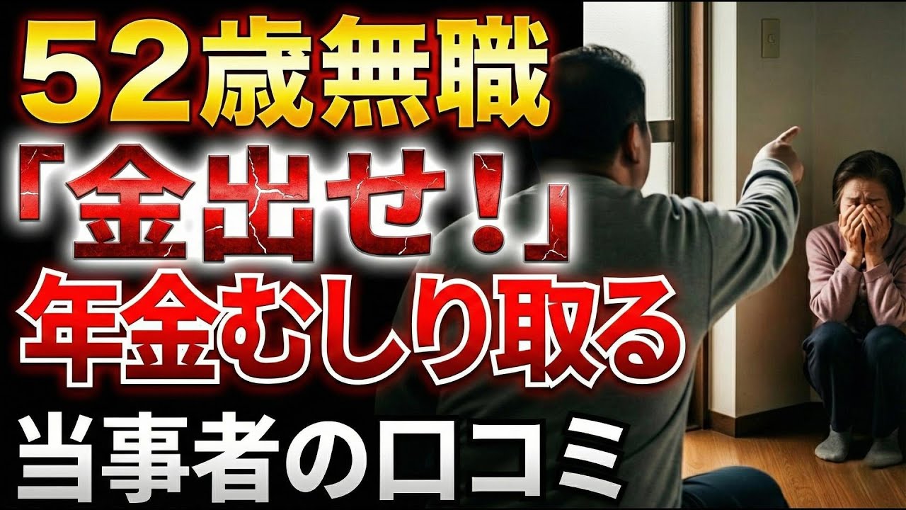 【8050問題】年金を食い尽くす52歳無職息子…「金出せ」と暴れる子供部屋おじさんと暮らす80代親の末路