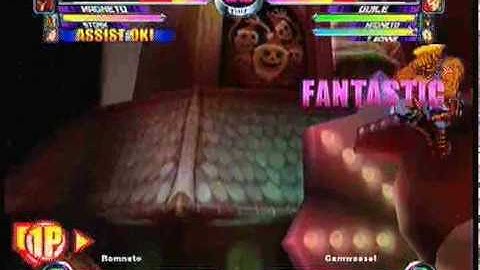 MvC2 Online (360): Brett (MSP) vs Gamweasel (Guile/Mag/Tron) 17 .:12.28.09:.