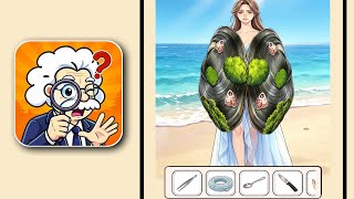 Brain Puzzle Saga IQ Test level 41 the clam girl walkthrough solution 