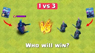 1x MAX Troop vs 3x Level 1 Troops !! - Clash of Clans