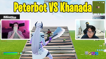 Peterbot VS Khanada 1v1 Buildfights!