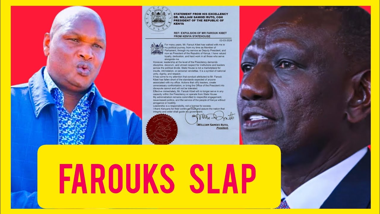 🚨RUTO EXPLAINS HOW FAROUK ALMOST SLAPPED HIM LEADING TO HIM BEING CHASED FROM STATEHOUSE 🔥