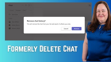 Easily Remove Chat History in Teams!