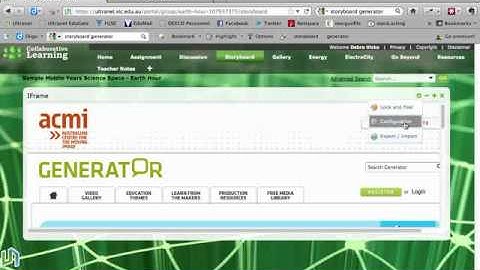 Adding and resizing an iframe to an Ultranet Space.flv