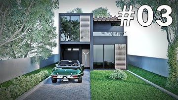 3dsmax Exterior Interior Modeling Lighting Rendering Tutorial part 03