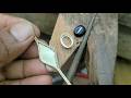 Girl's silver ring making ! How to make a silver ring 