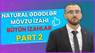 Natural Ədədlər Mövzu Izahı Bütün Izahlar Qızıl Qaydalar Part 2Ilış Ədədlər