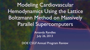DOE CSGF 2013: Application of the Lattice Boltzmann Method