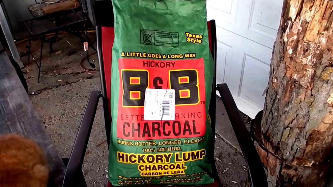 B & B Hickory Lump Charcoal Review YouTube