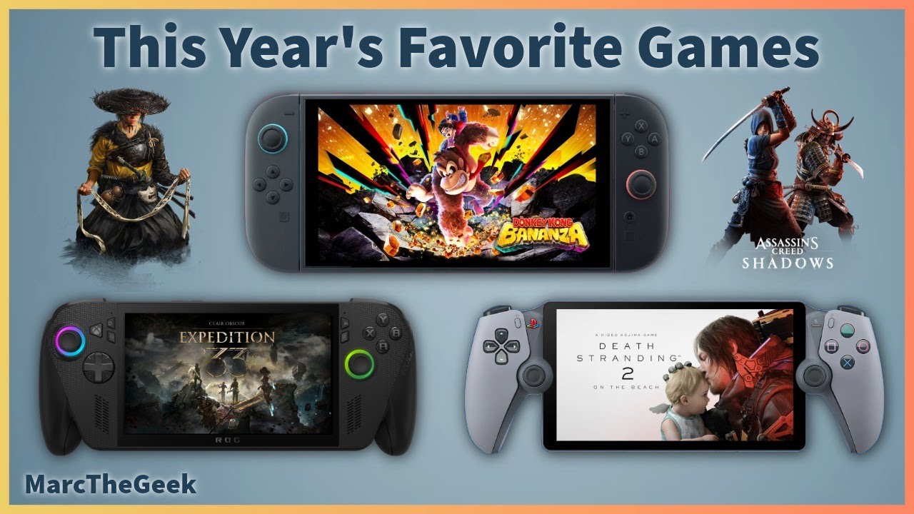 My Favorite Games Played of this Year 2025 - YouTube