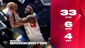 Izaiah Brockington Drops 33 Points vs. Long Island Nets