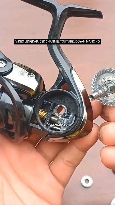 Main Gear 7075 Duralium membuat reel pancing ringan !! #shorts