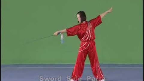 Wushu Kung Fu Straight Sword Basics  Elementary Jianshu
