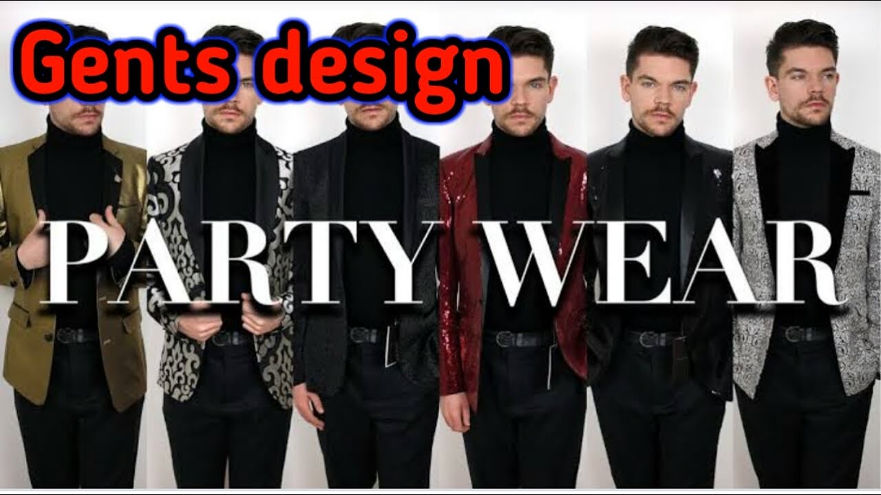 Party wear design for gents - YouTube