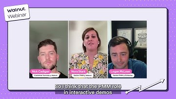 The role of interactive demos in the GTM motion - Webinar snippet | Walnut