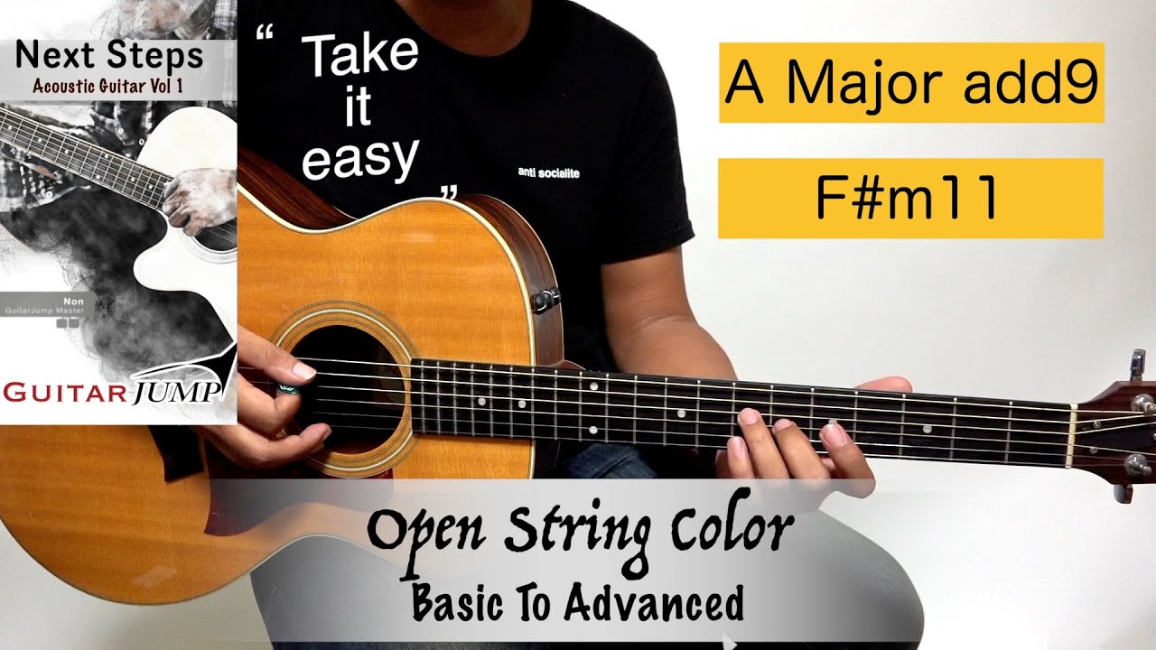 ตัวอย่างการสร้าง Chord ด้วยเทคนิค Open String Color - YouTube