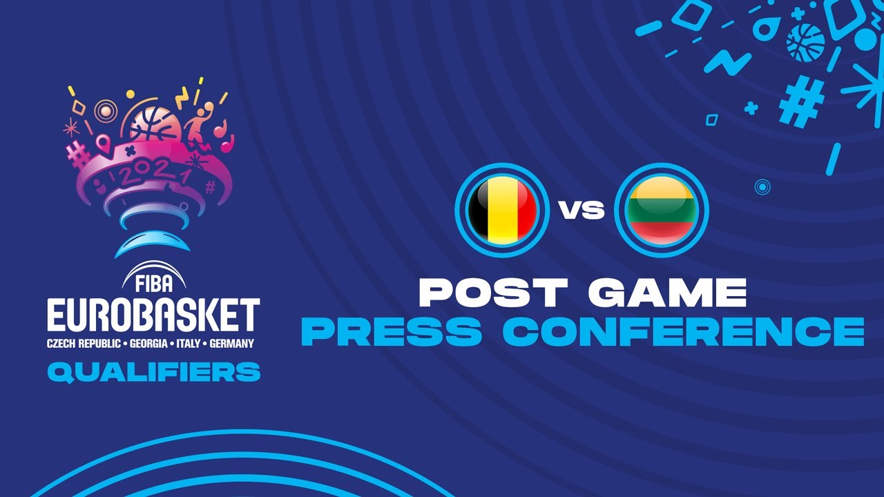 Belgium v Lithuania - Press Conference - FIBA EuroBasket 2022