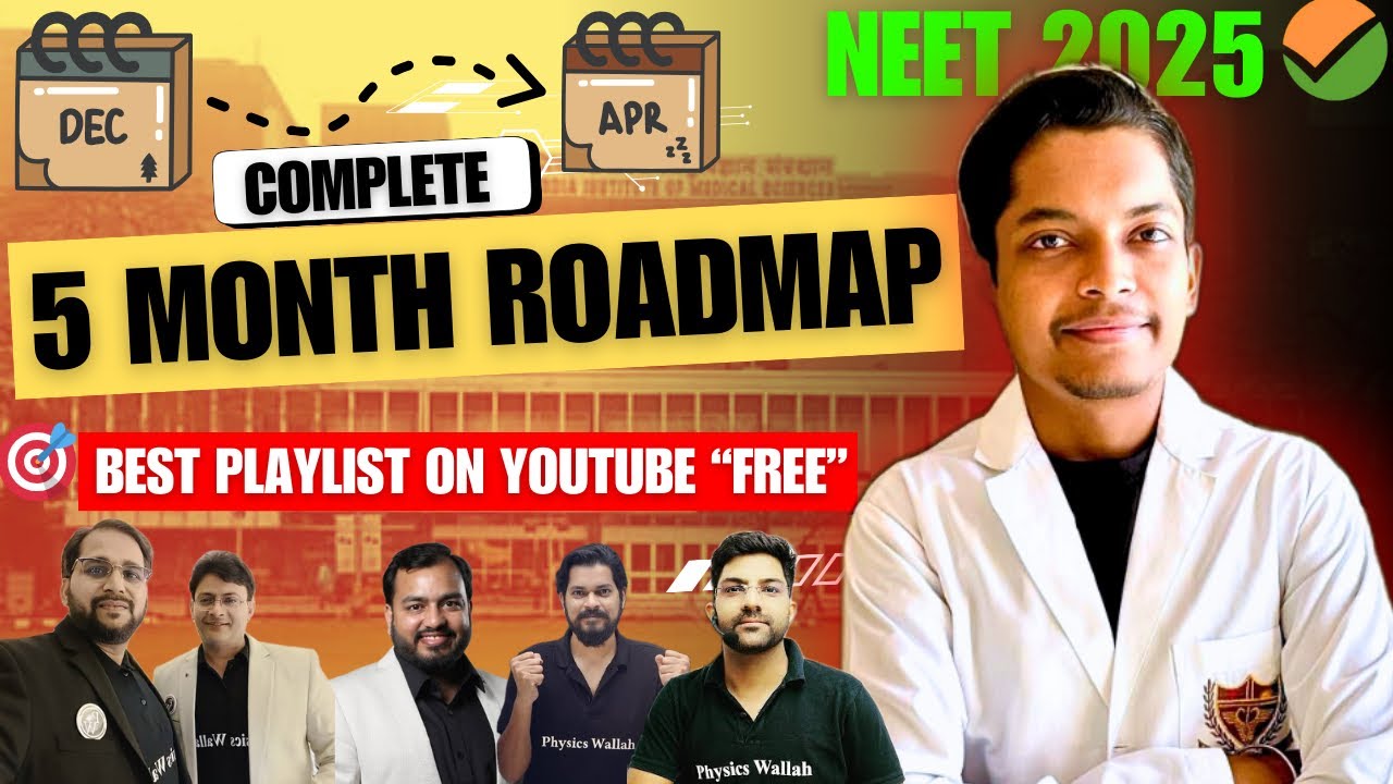 Can I crack NEET in 5 months🤔|| Most realistic Roadmap 🔥 #neet # ...