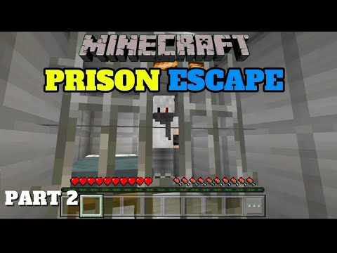 Prison escape in Minecraft PE (GAME MODE MINECRAFT) - YouTube