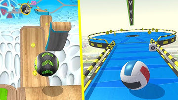 Going Balls Vs Action Balls All Levels Gameplay Android iOS #93