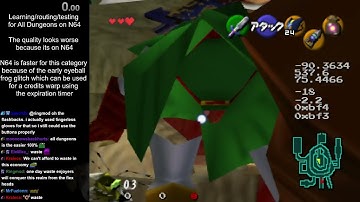 Ocarina of Time All Dungeons (N64) learning/testing/routing
