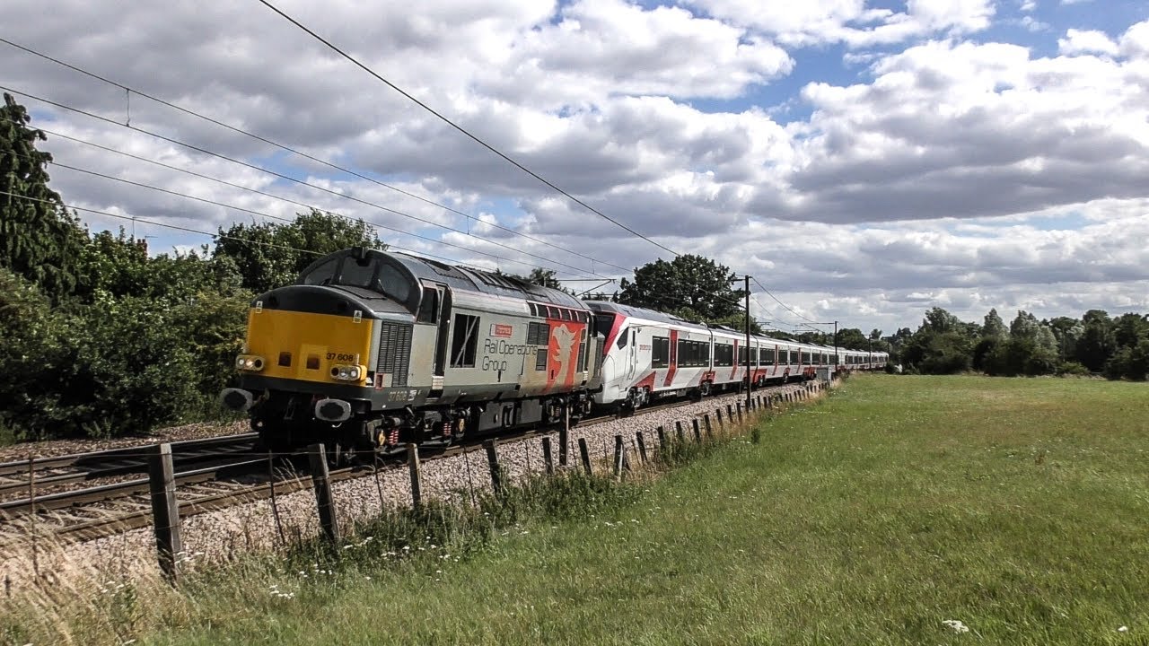 Trains at Dagworth, GEML (Incl. ROG Class 37!) | 28/07/20