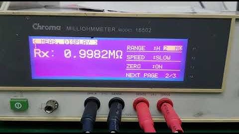 Chroma 16502 MilliOhm Meter Repairs by Dynamics Circuit (S) Pte. Ltd.